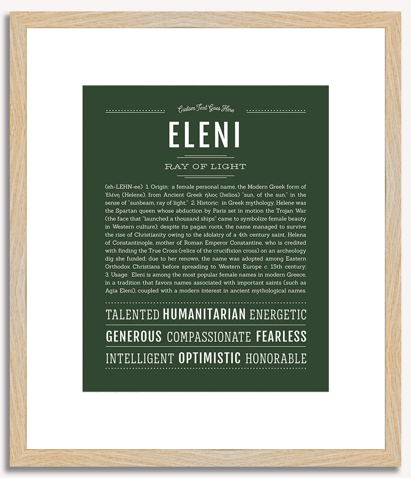 Eleni | Name Art Print