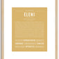 Eleni | Name Art Print