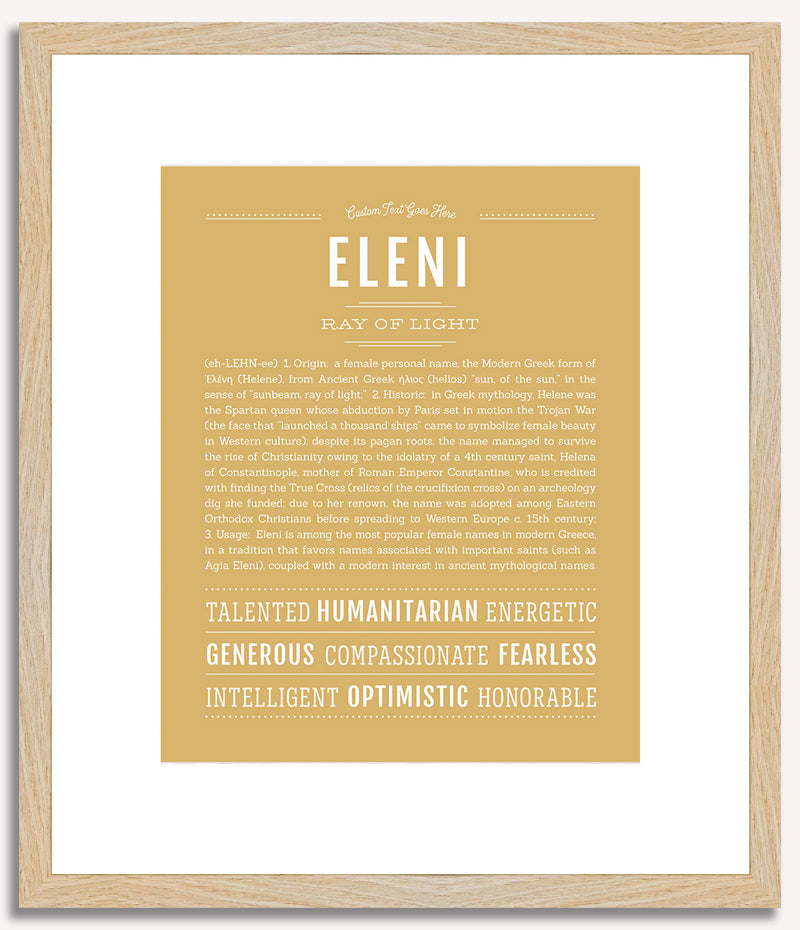 Eleni | Name Art Print