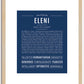 Eleni | Name Art Print