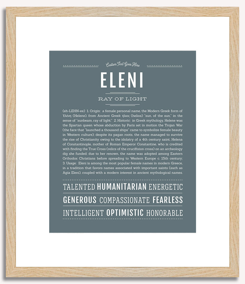 Eleni | Name Art Print