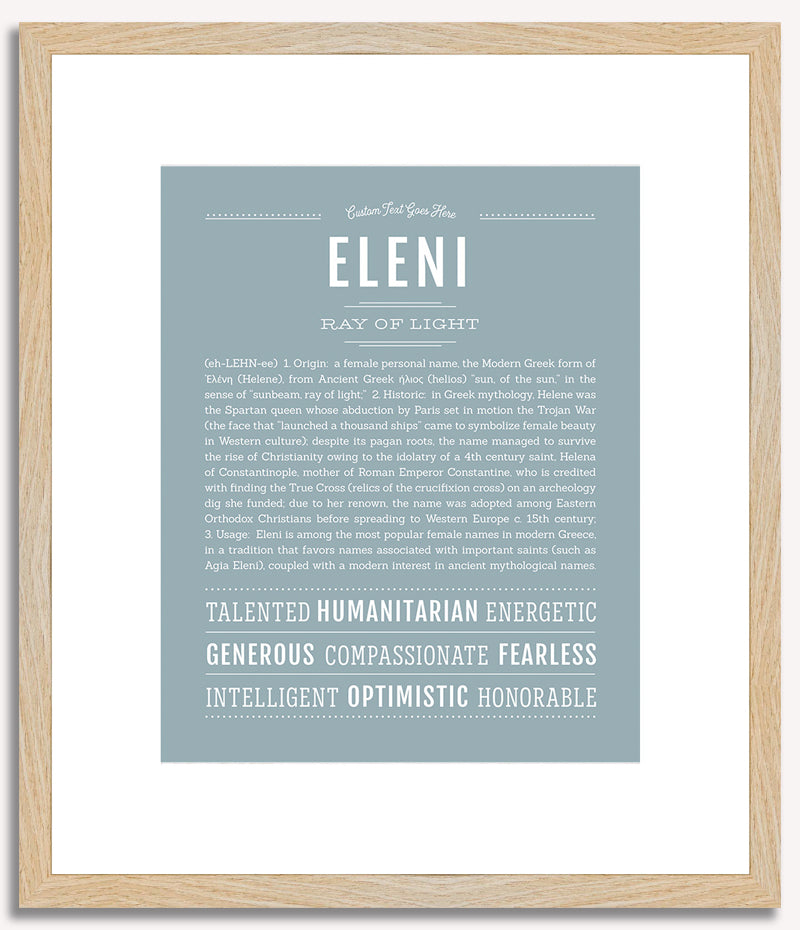 Eleni | Name Art Print