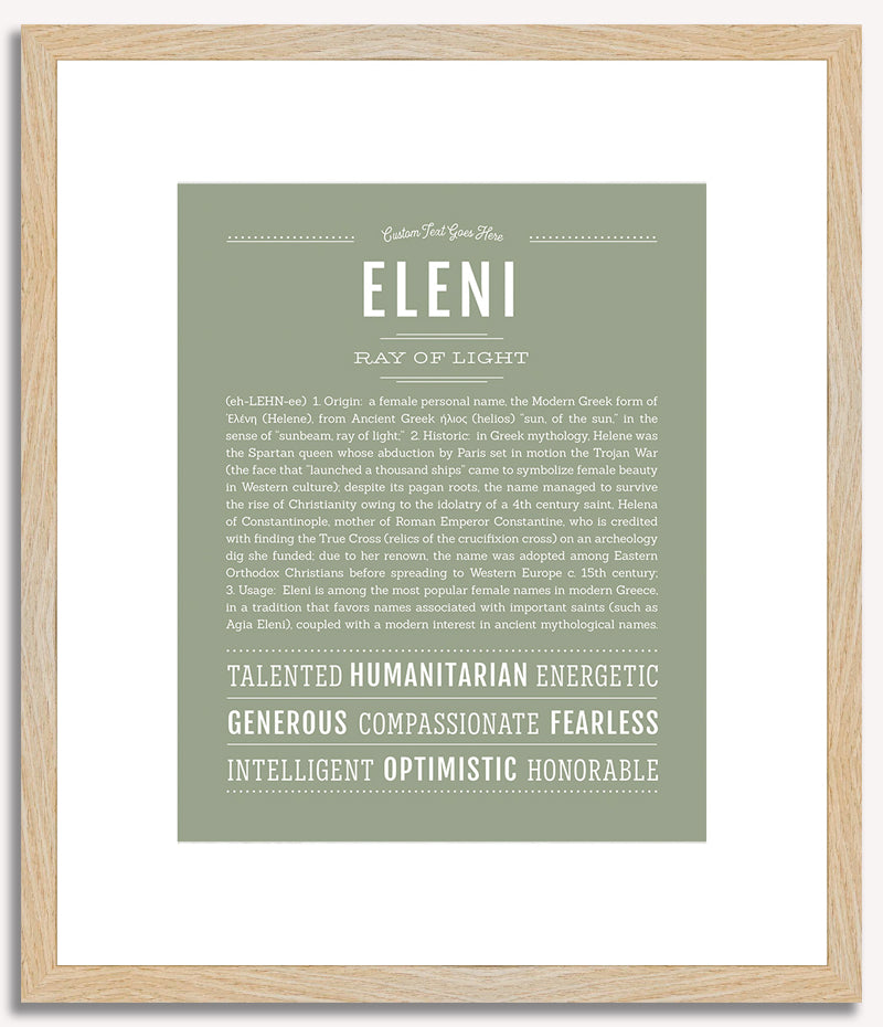 Eleni | Name Art Print