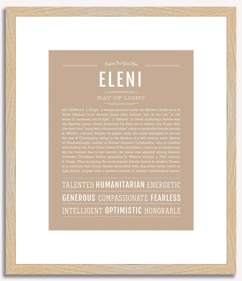 Eleni | Name Art Print