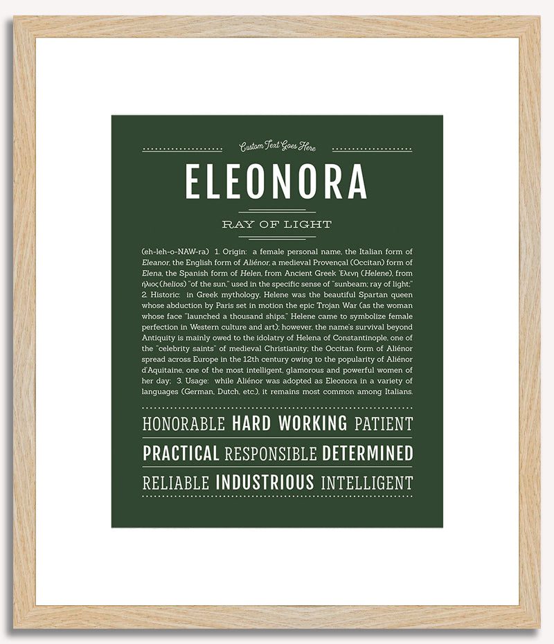 Eleonora | Name Art Print