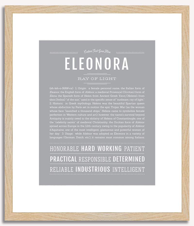 Eleonora | Name Art Print