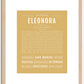 Eleonora | Name Art Print