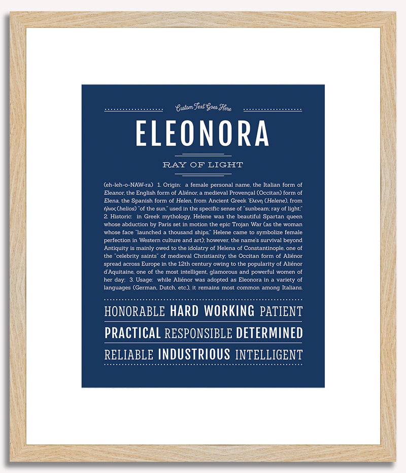 Eleonora | Name Art Print