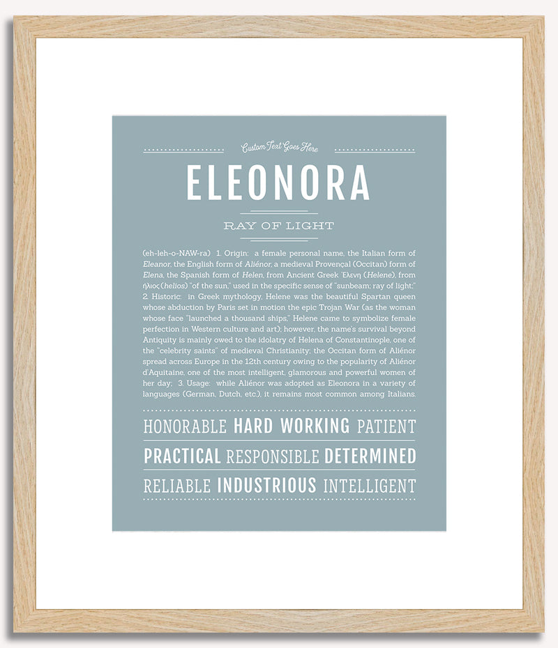 Eleonora | Name Art Print