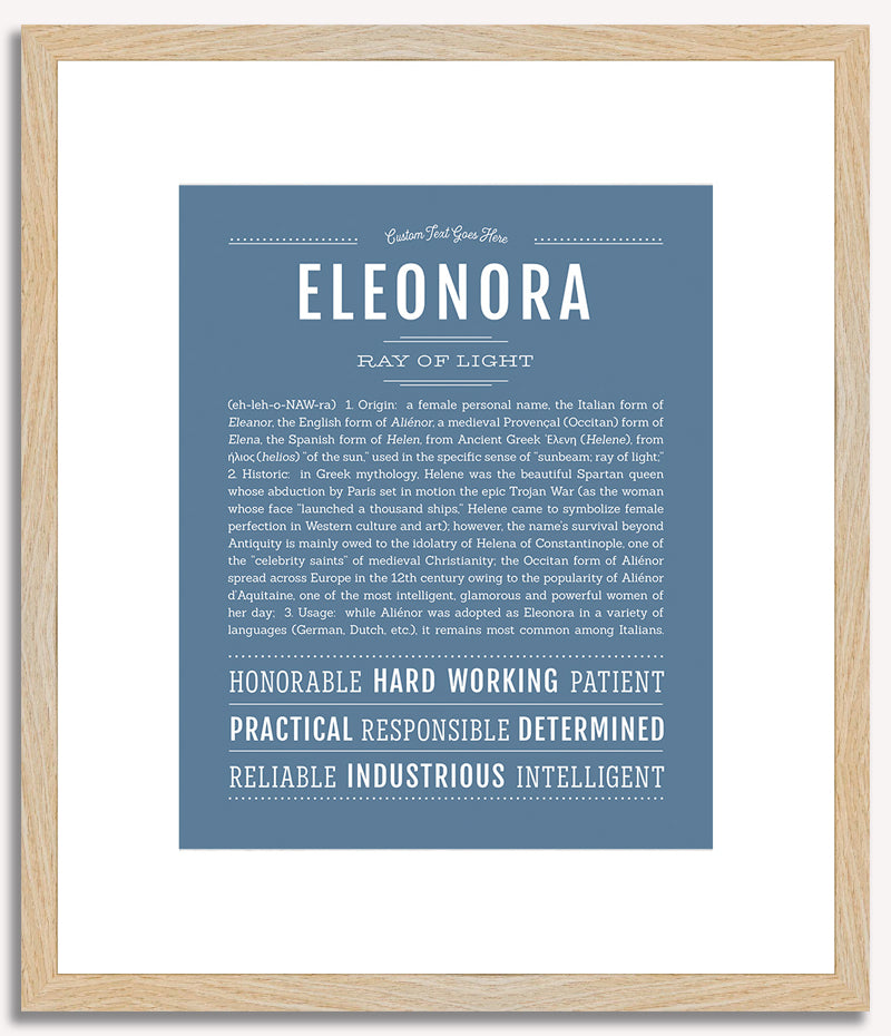 Eleonora | Name Art Print