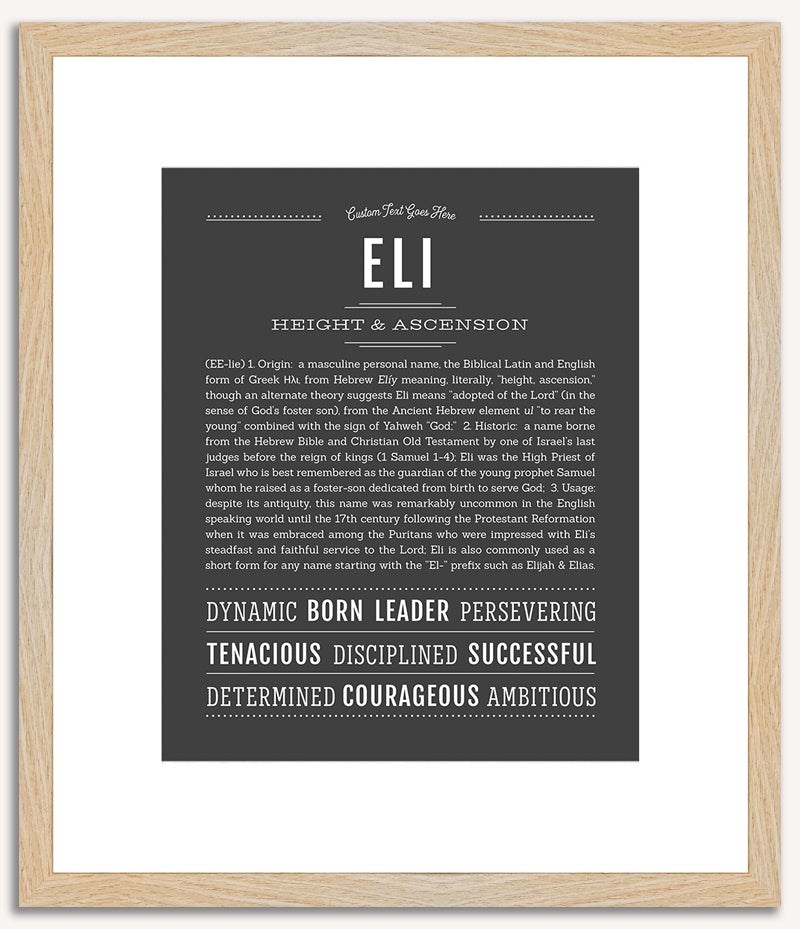 Eli | Name Art Print