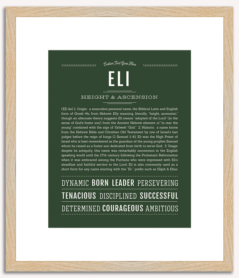 Eli | Name Art Print