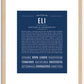 Eli | Name Art Print