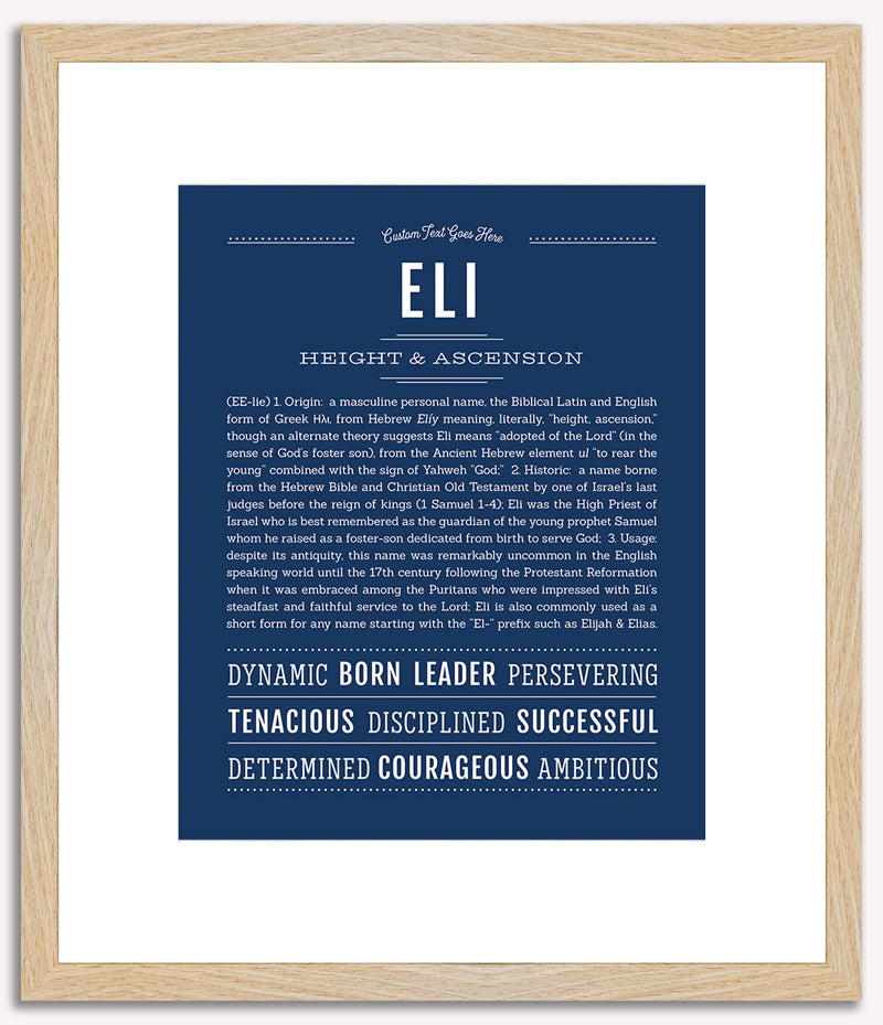 Eli | Name Art Print