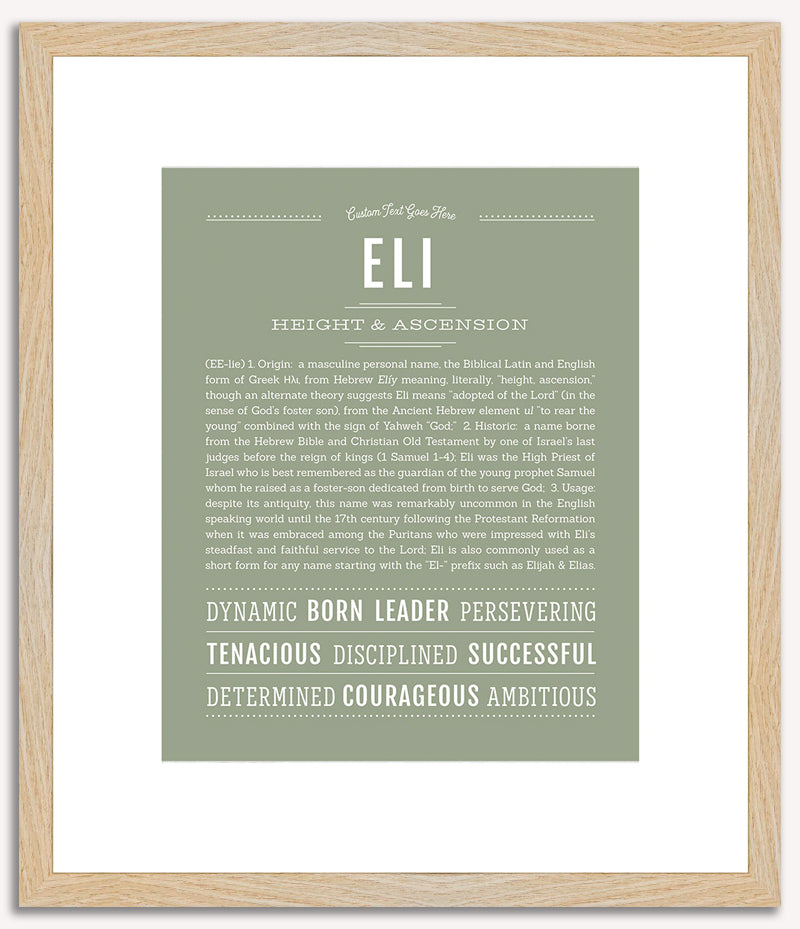 Eli | Name Art Print