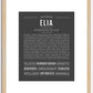 Elia | Name Art Print