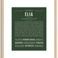 Elia | Name Art Print