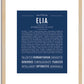 Elia | Name Art Print