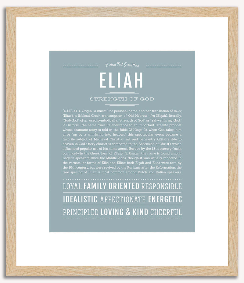 Eliah | Name Art Print