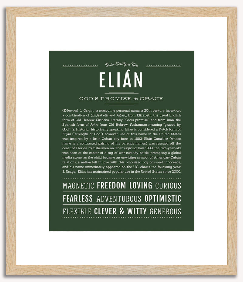 Elian | Name Art Print