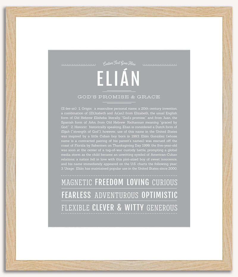 Elian | Name Art Print