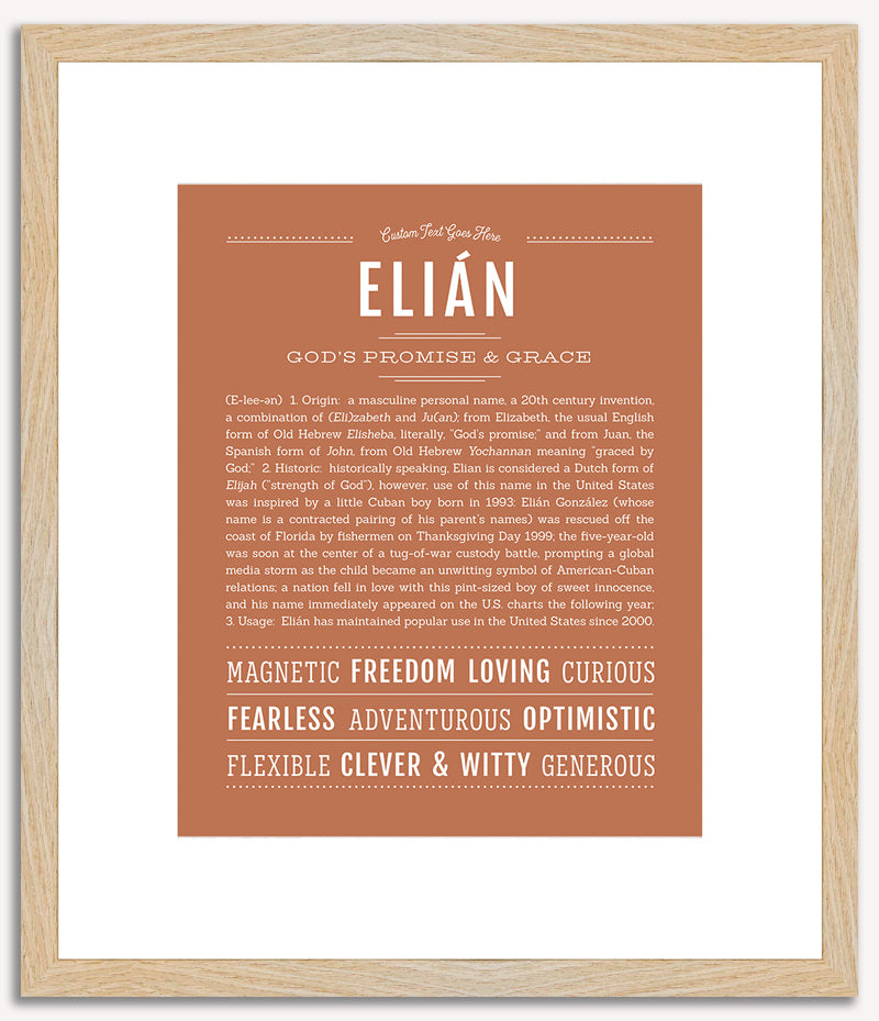 Elian | Name Art Print