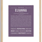 Elianna | Name Art Print