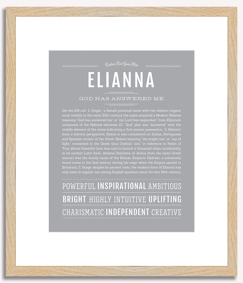 Elianna | Name Art Print