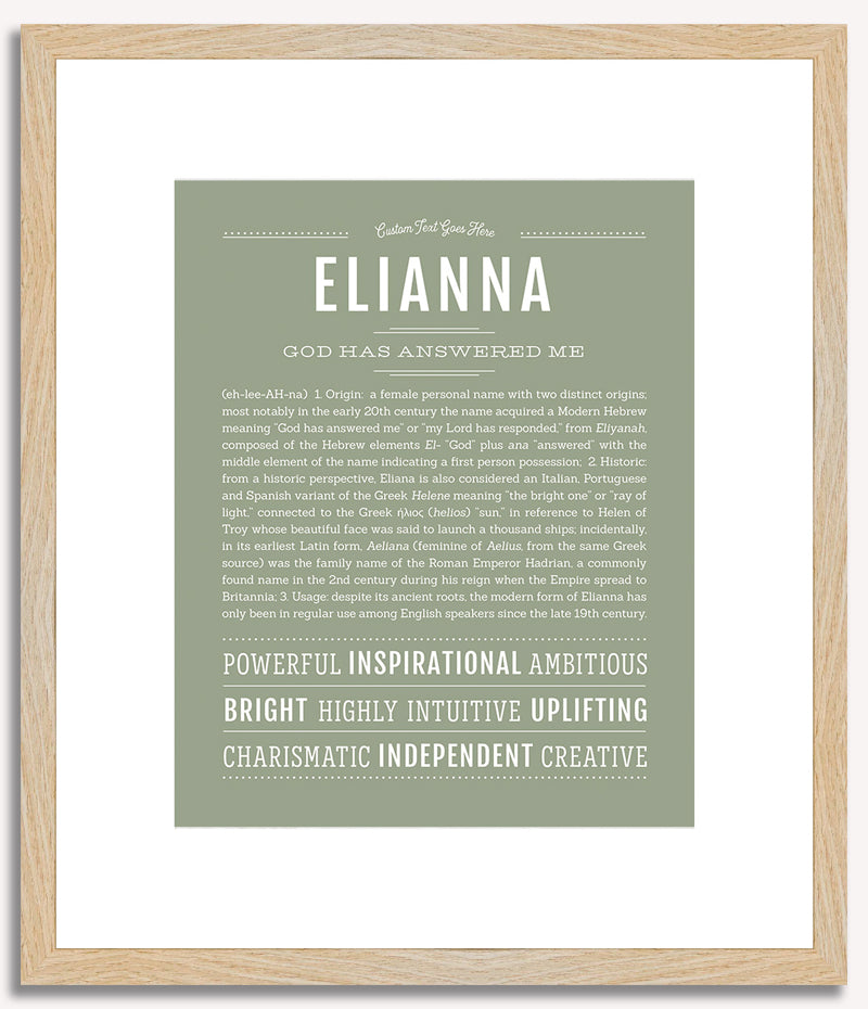 Elianna | Name Art Print