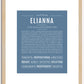 Elianna | Name Art Print