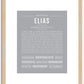 Elias | Name Art Print