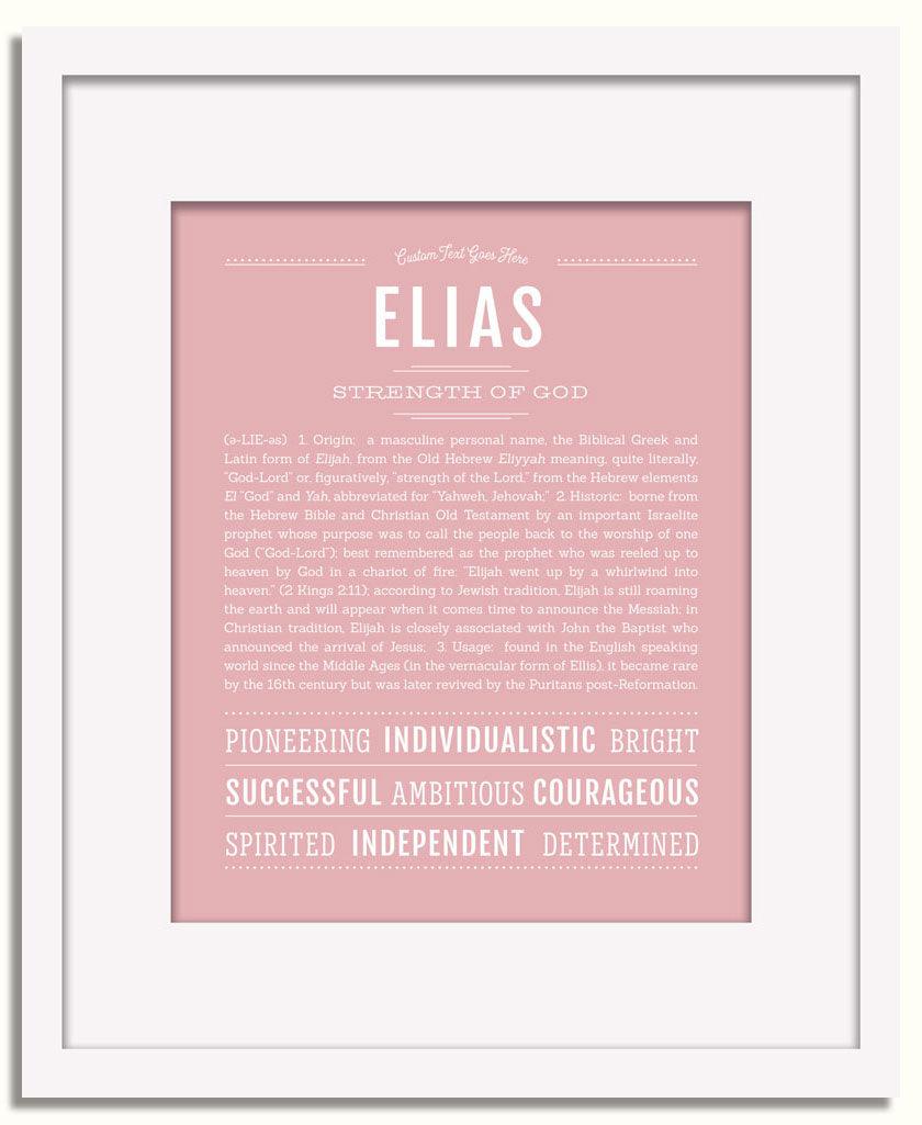 Frame Options | Dusty Rose | White Frame, Matted