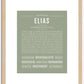 Elias | Name Art Print