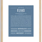 Elias | Name Art Print