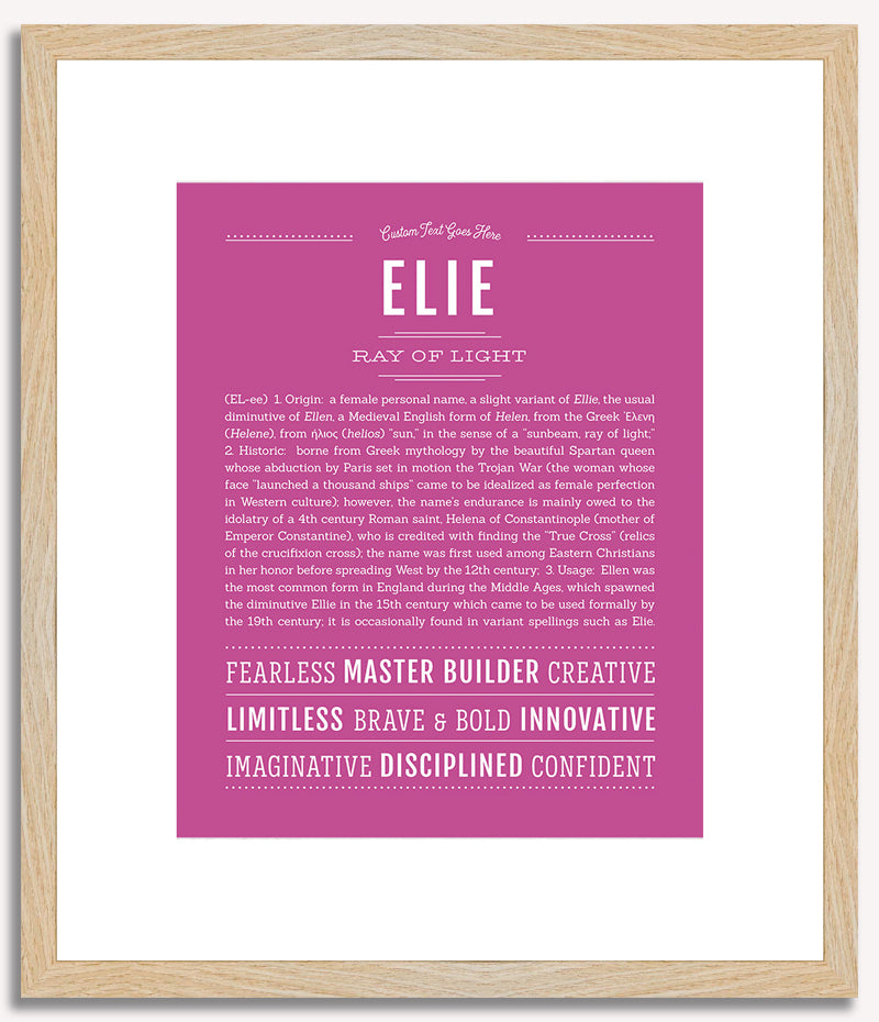 Elie | Name Art Print