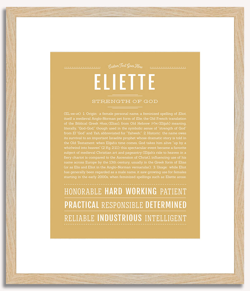 Eliette | Name Art Print