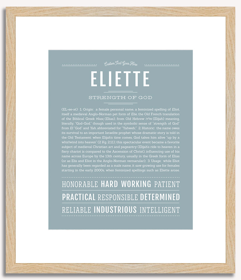 Eliette | Name Art Print