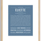 Eliette | Name Art Print