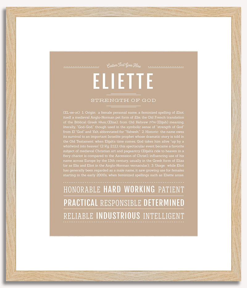 Eliette | Name Art Print