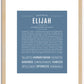 Elijah | Name Art Print