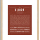 Eliora | Name Art Print