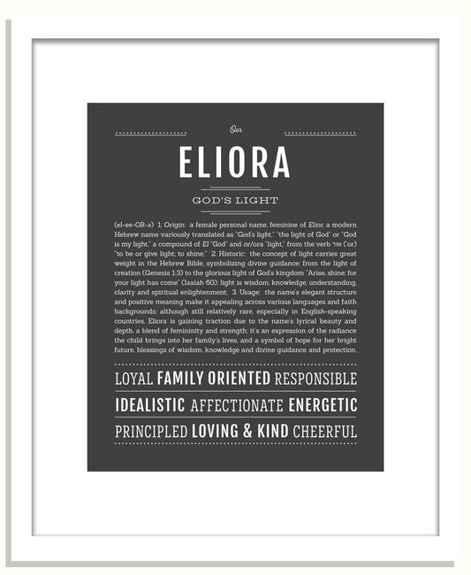 Eliora | Name Art Print