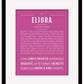 Eliora | Name Art Print