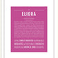Eliora | Name Art Print