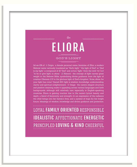Eliora | Name Art Print