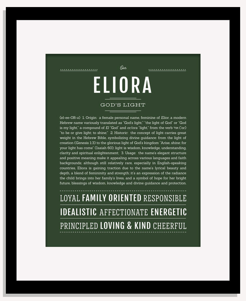 Eliora | Name Art Print