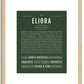 Eliora | Name Art Print