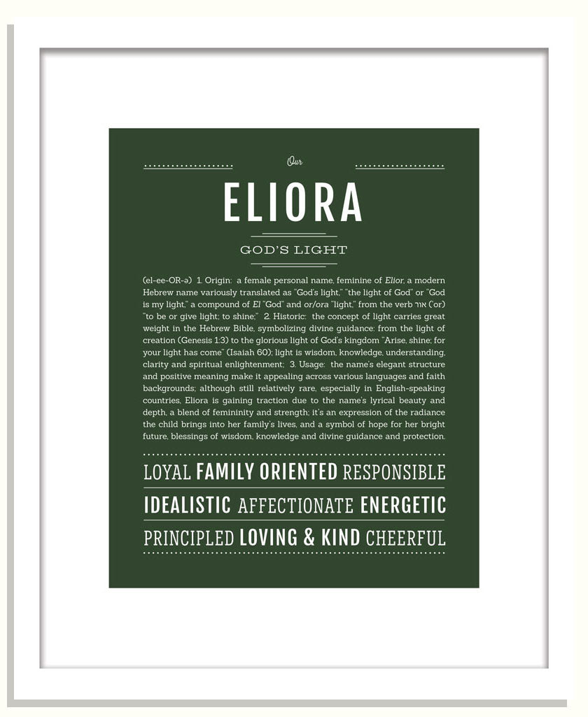 Eliora | Name Art Print