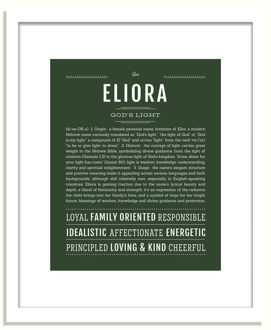 Eliora | Name Art Print
