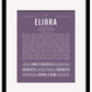 Eliora | Name Art Print